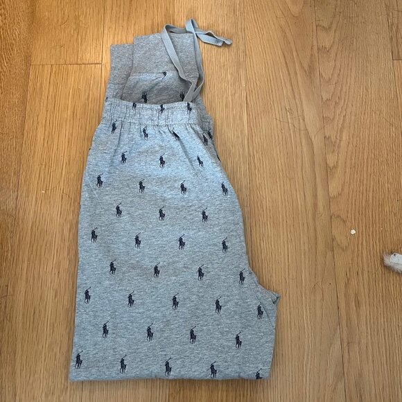 Polo Ralph Lauren Pony Cotton Jersey Sleep Jogger Size Medium - Picture 4 of 13